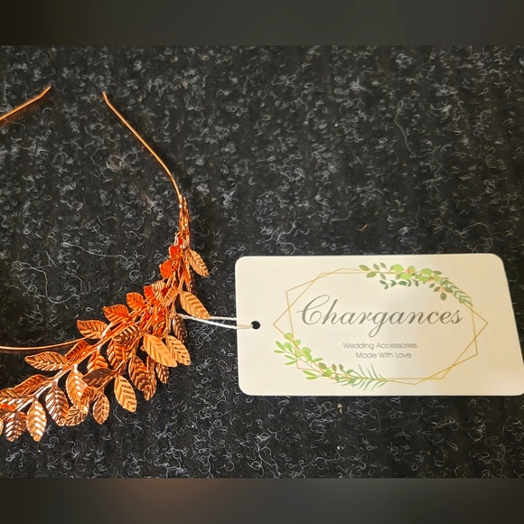 Chargances Wedding Tiara - Rose Gold - Picture 4 of 5